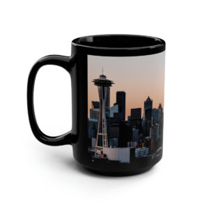 Seattle Space Needle | Mt Rainier Mug, 15oz